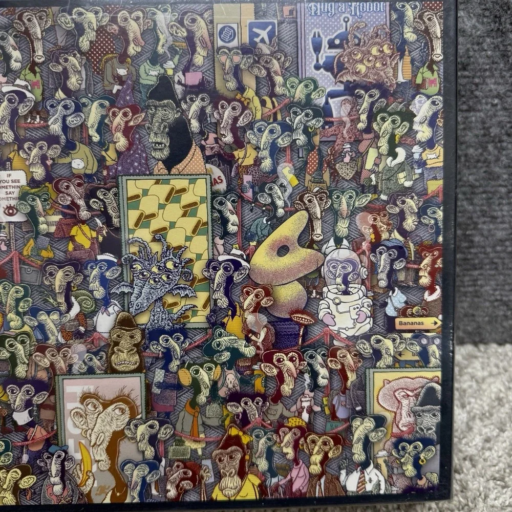 Apes‎ and Aliens wacky 1000 piece jigsaw puzzle NIB
